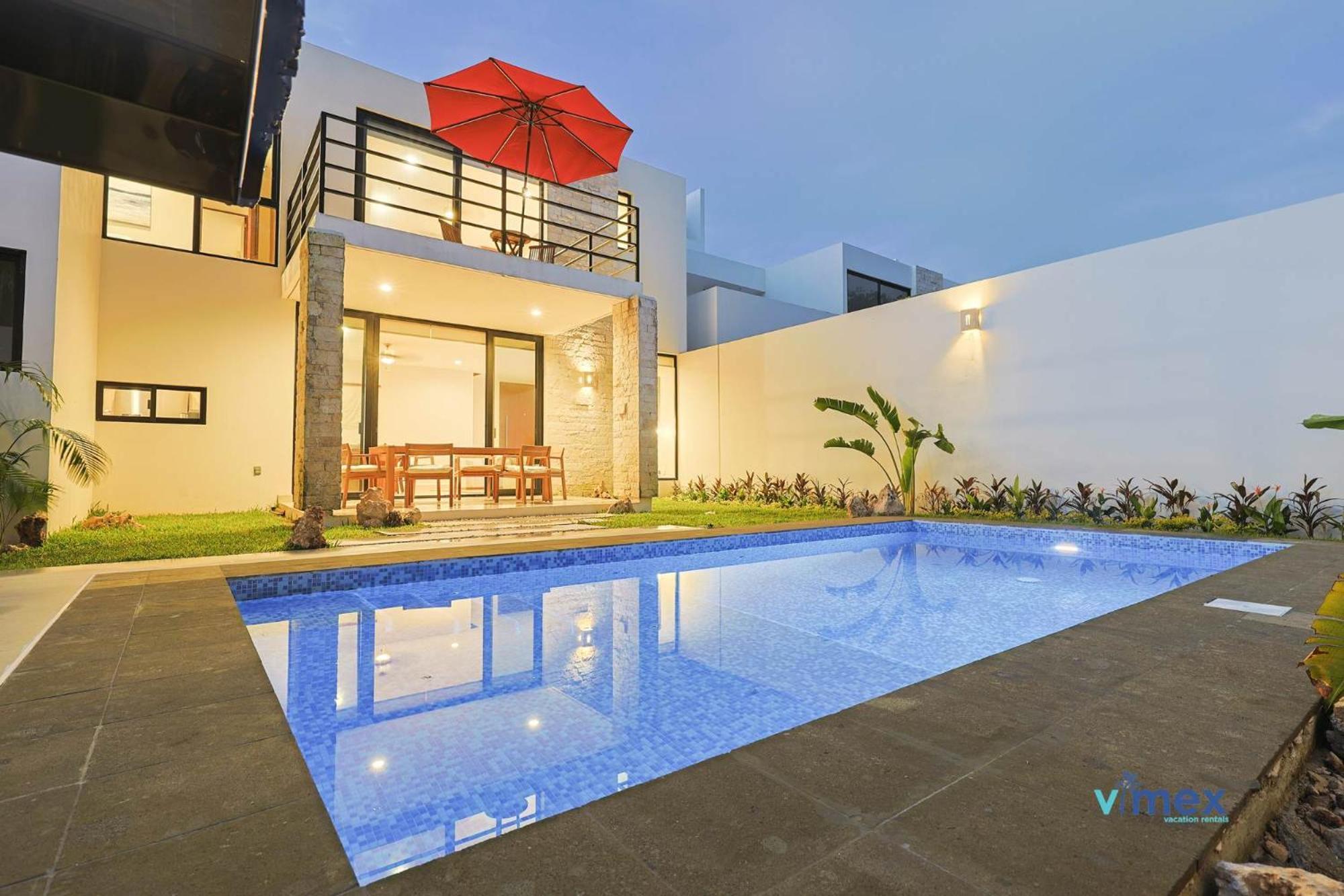 Holiday home Modern Townhouse With Private Pool And Bbq Area Playa del Carmen