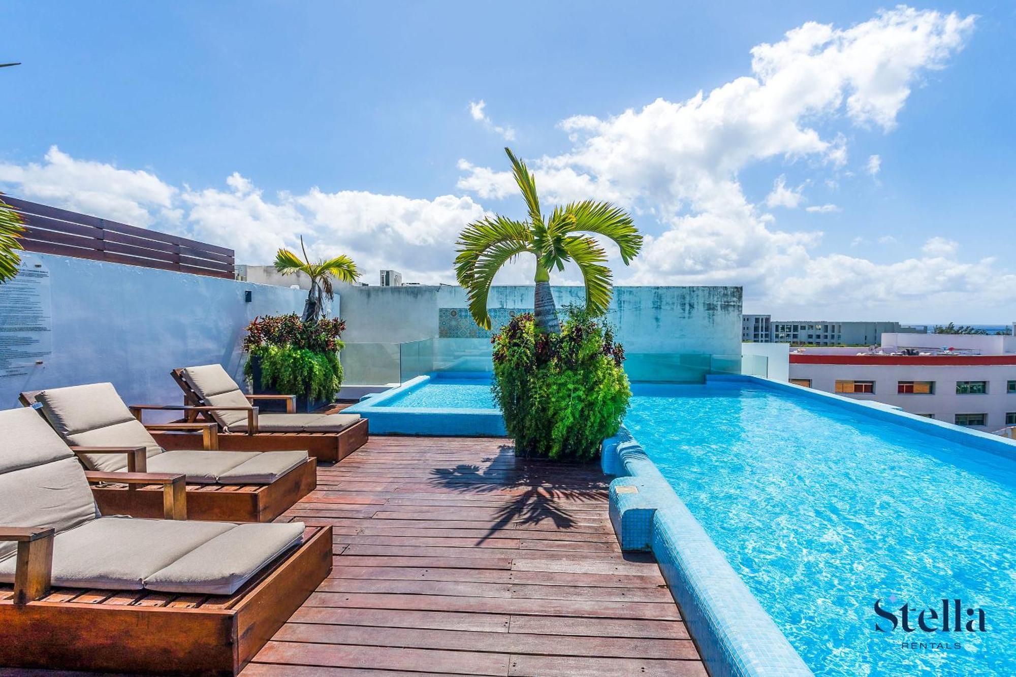 With Roof Pool Half Block To 5th Ave Сasa de vacaciones Playa del Carmen