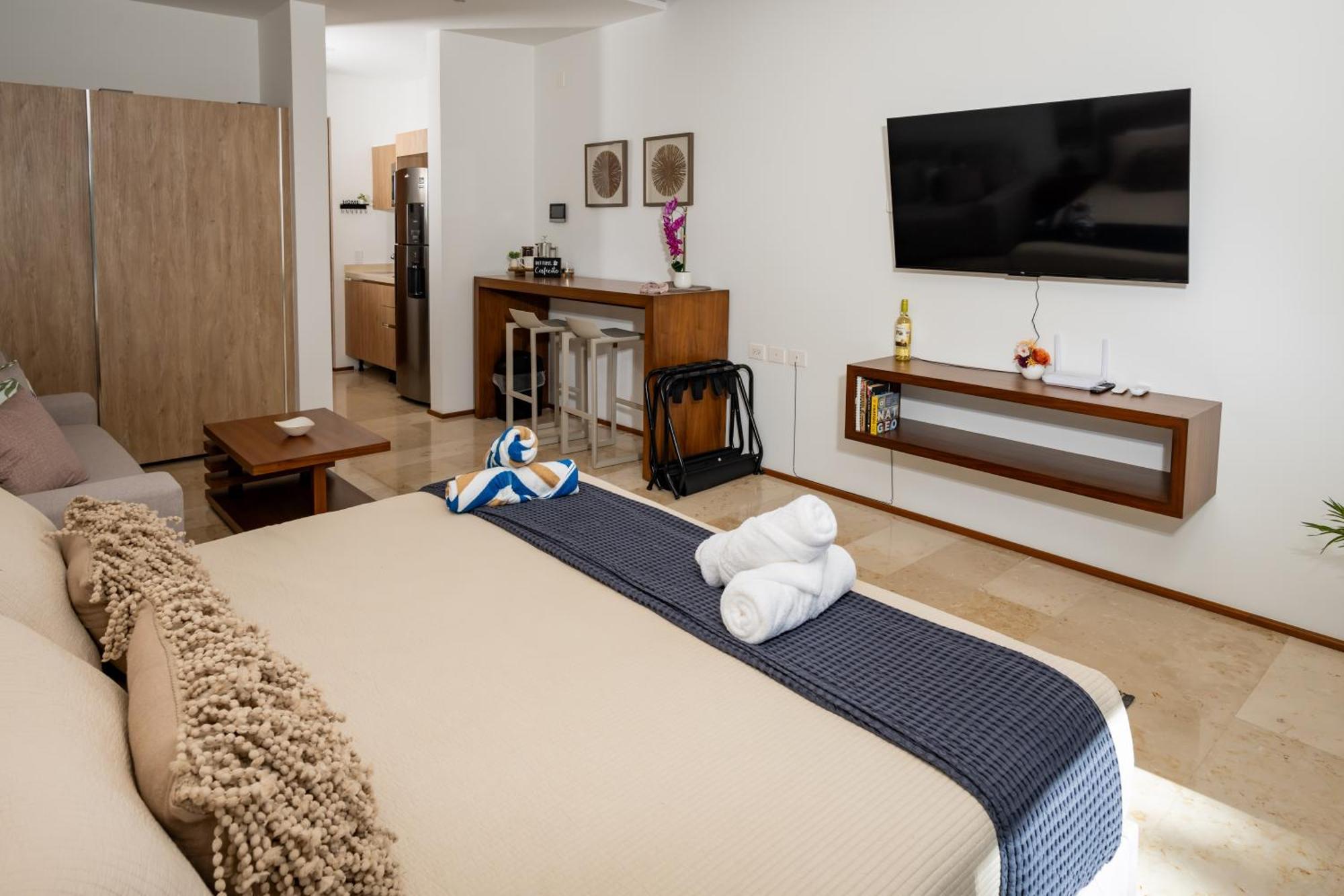 Acogedor Con Roof Vista Al Mar En Lil Towm Apartment