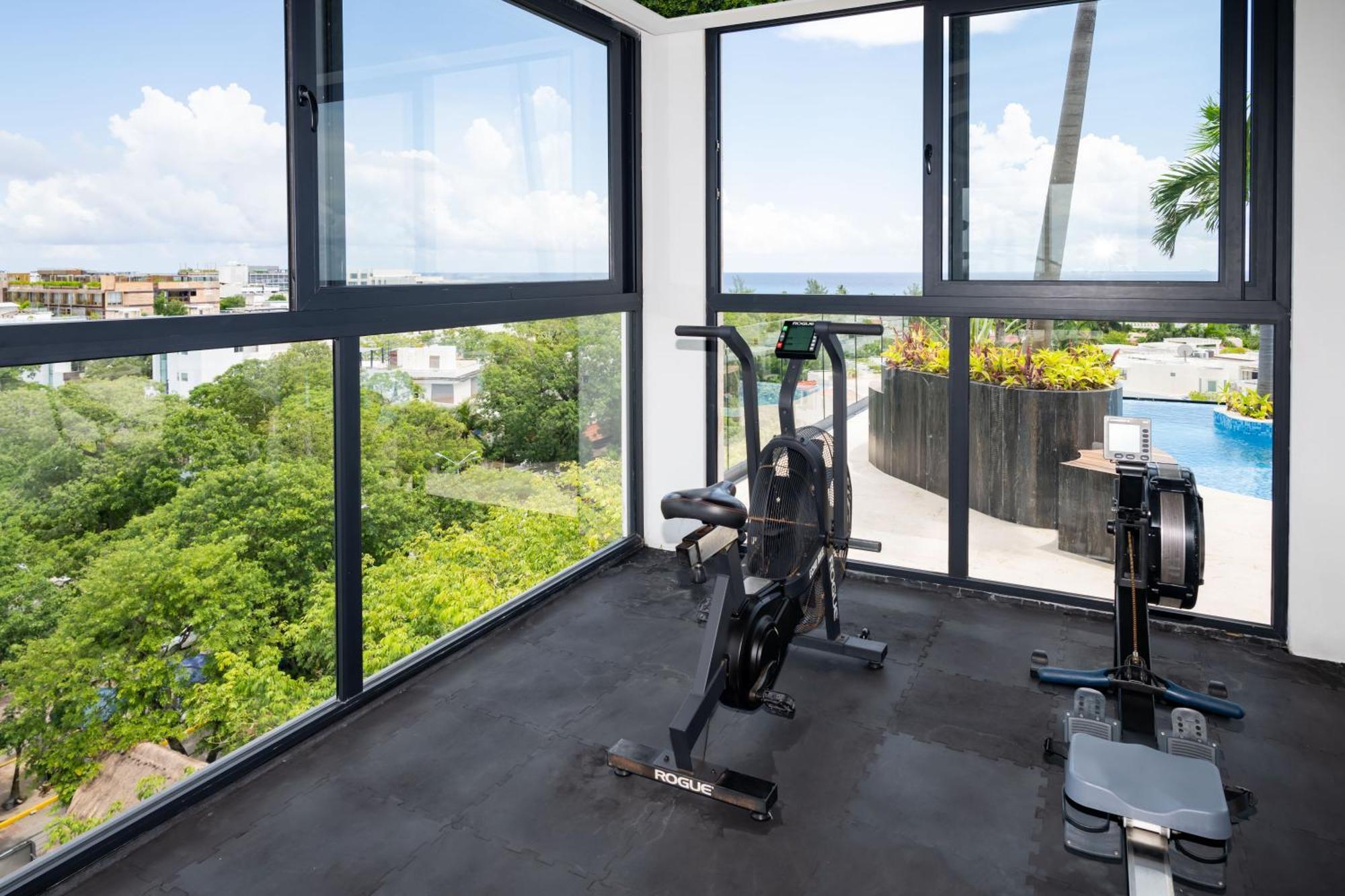 Acogedor Con Roof Vista Al Mar En Lil Towm Apartment Playa del Carmen