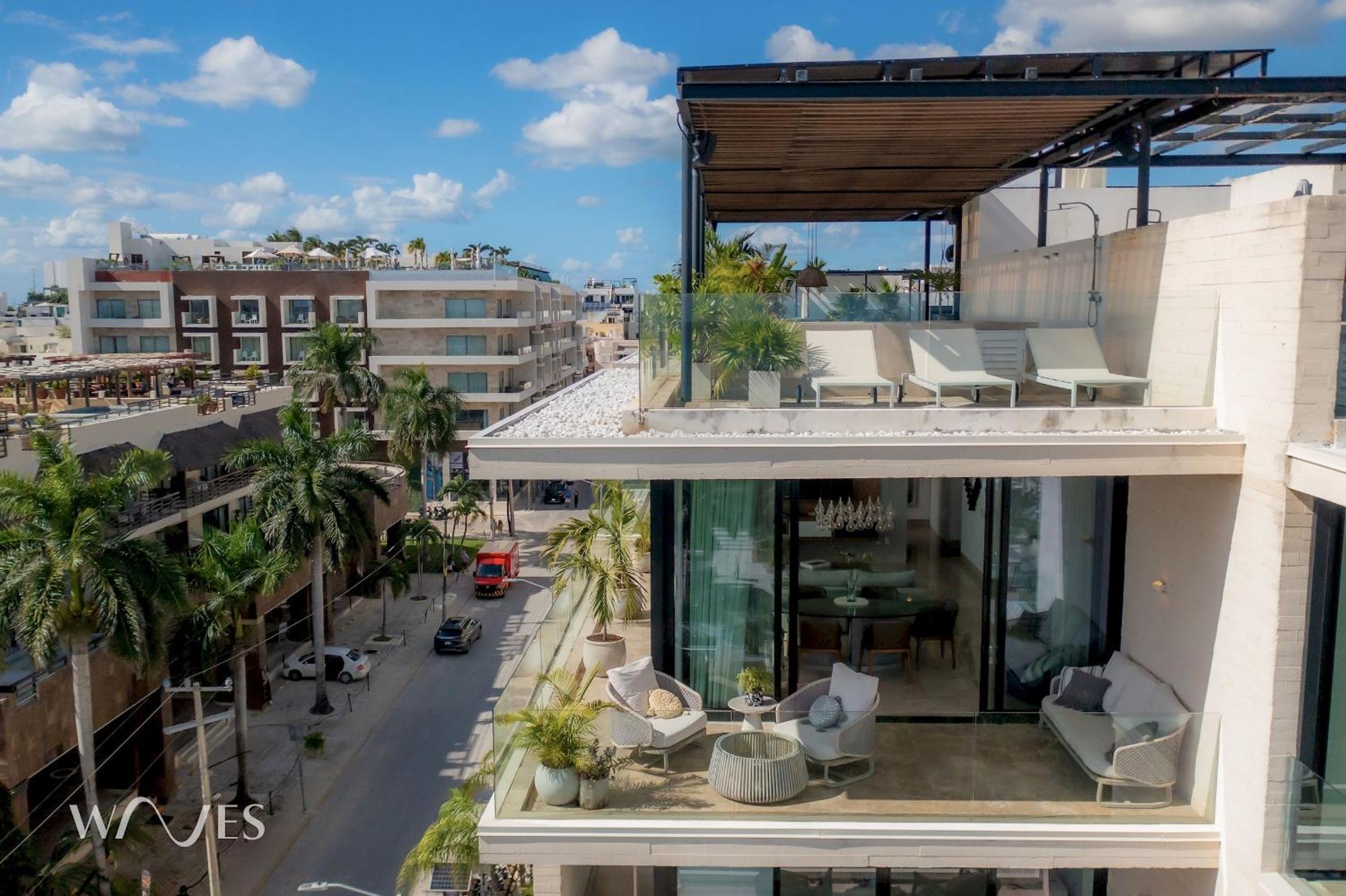 3 Br. Ocean Front Ph With Stunning Views Apartment Playa del Carmen