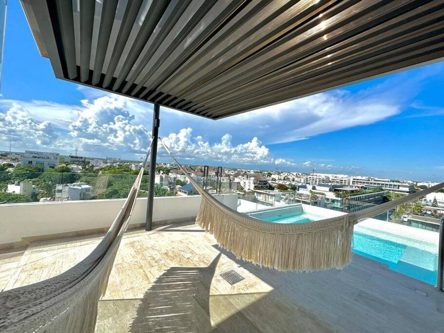 Cozy Modern View W/ Rooftop Pool & Gym - Agama 403 * Playa del Carmen