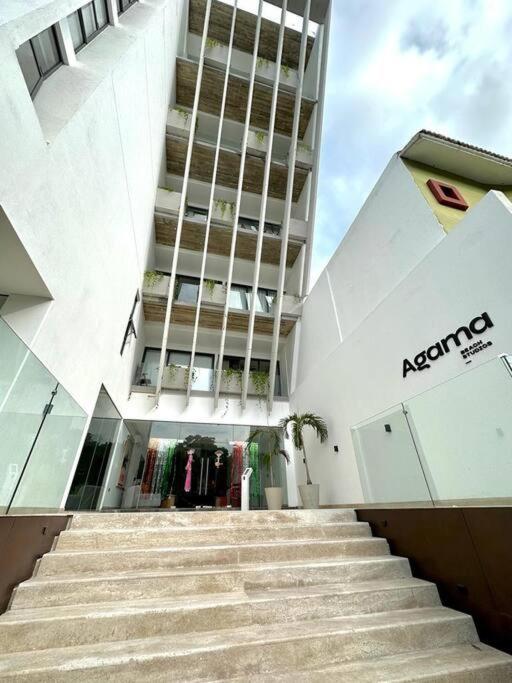Apartment Cozy Modern View W/ Rooftop Pool & Gym - Agama 403 Playa del Carmen