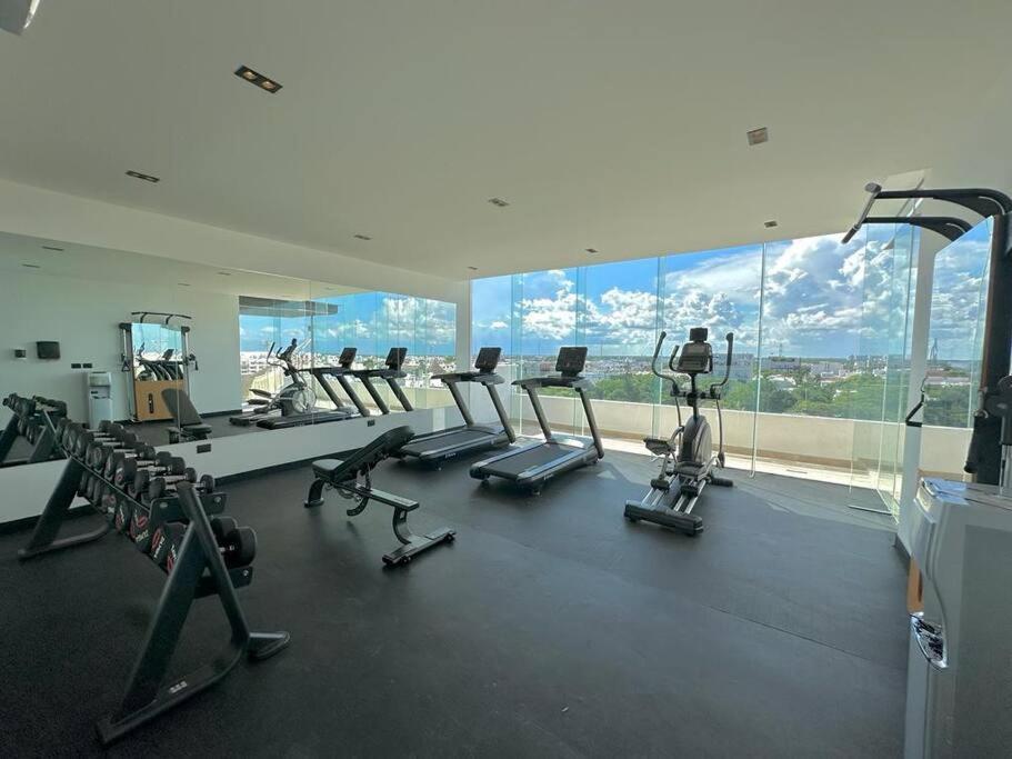 Cozy Modern View W/ Rooftop Pool & Gym - Agama 403 * Playa del Carmen