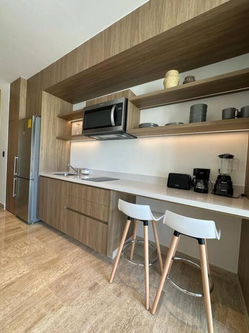 Cozy Modern View W/ Rooftop Pool & Gym - Agama 403 Apartment Playa del Carmen