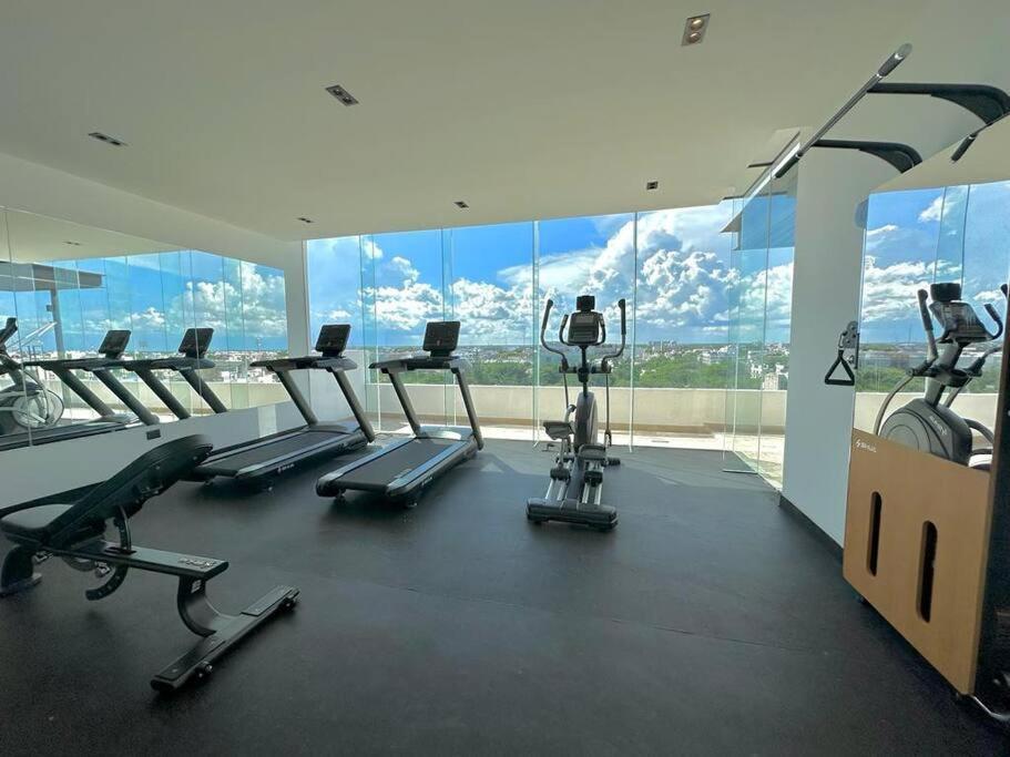 Cozy Modern View W/ Rooftop Pool & Gym - Agama 403 Playa del Carmen