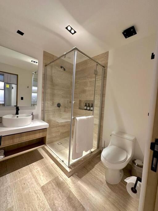 Cozy Modern View W/ Rooftop Pool & Gym - Agama 403 Apartment Playa del Carmen