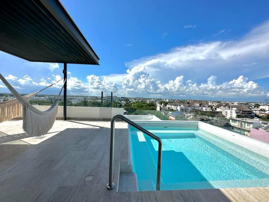 Cozy Modern View W/ Rooftop Pool & Gym - Agama 403 * Playa del Carmen