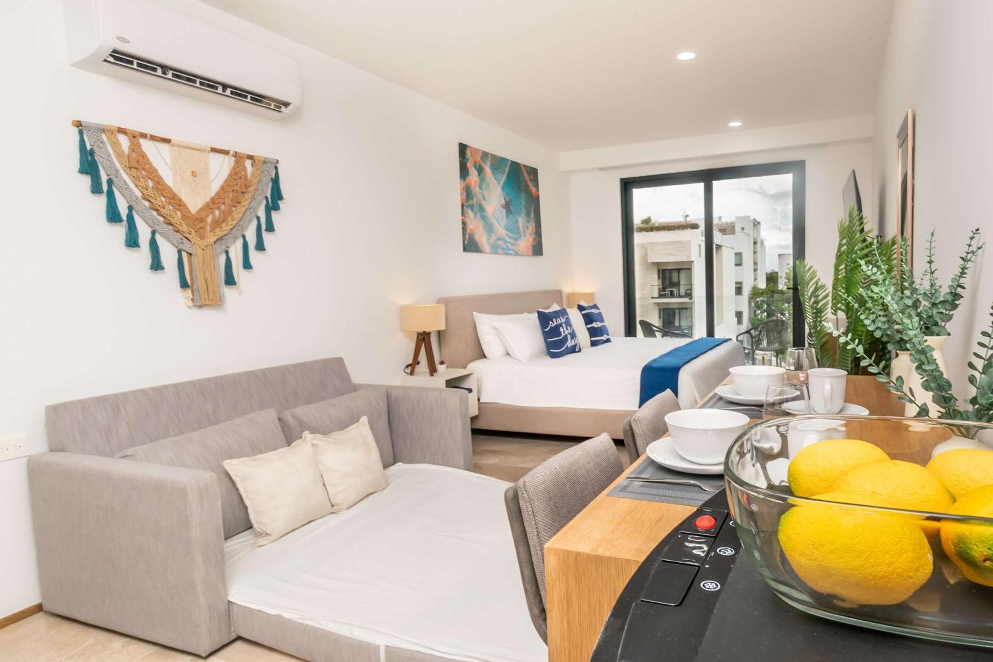 Chic Studio, Oceanview Roof Pool, Balcony, Gym Vakantiehuis