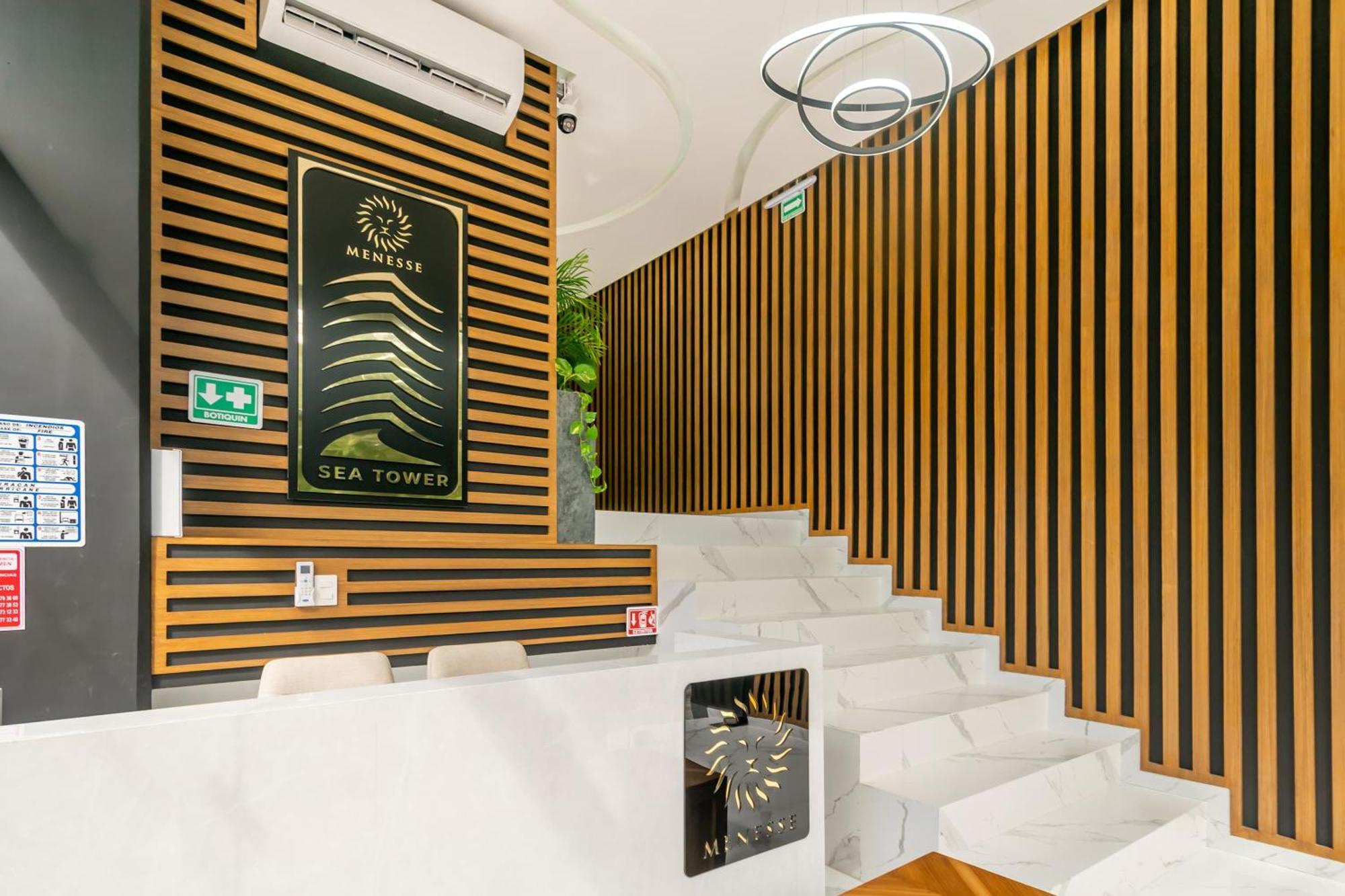 Chic Studio, Oceanview Roof Pool, Balcony, Gym Vakantiehuis Playa del Carmen