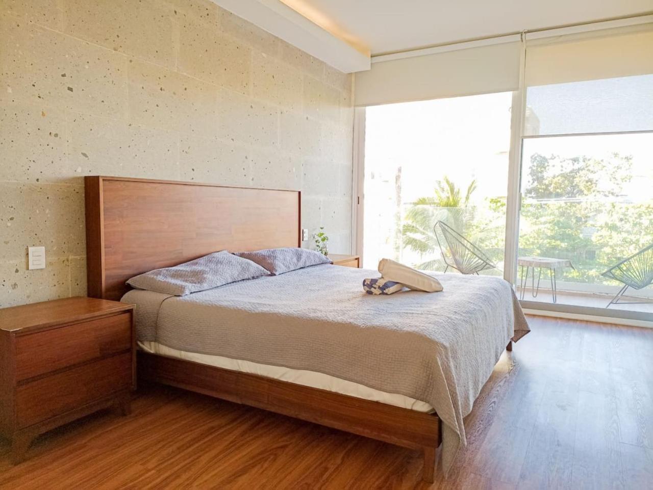 Wide With Sunny Balcony Pool Gym Steps 2 * Playa del Carmen