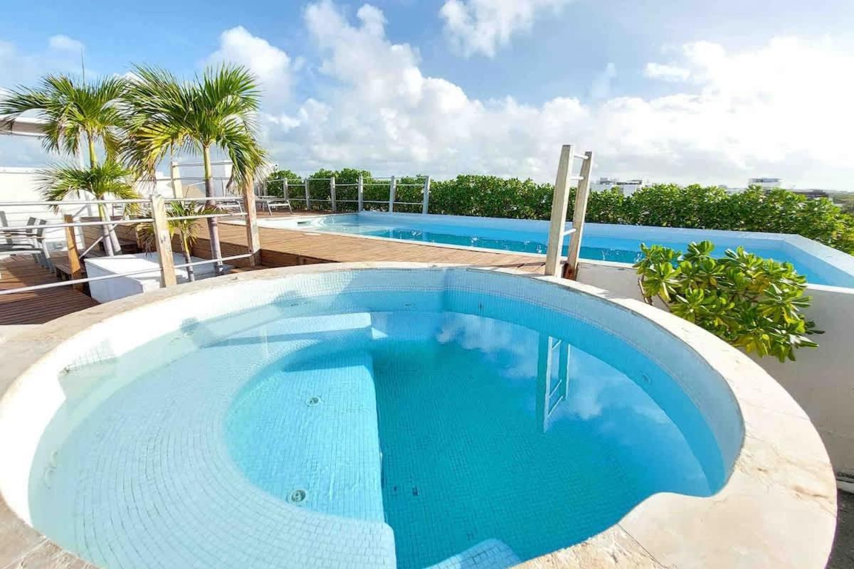 Oceanview Pool Near Av 5th 6 Guest Fast Wifi * Playa del Carmen
