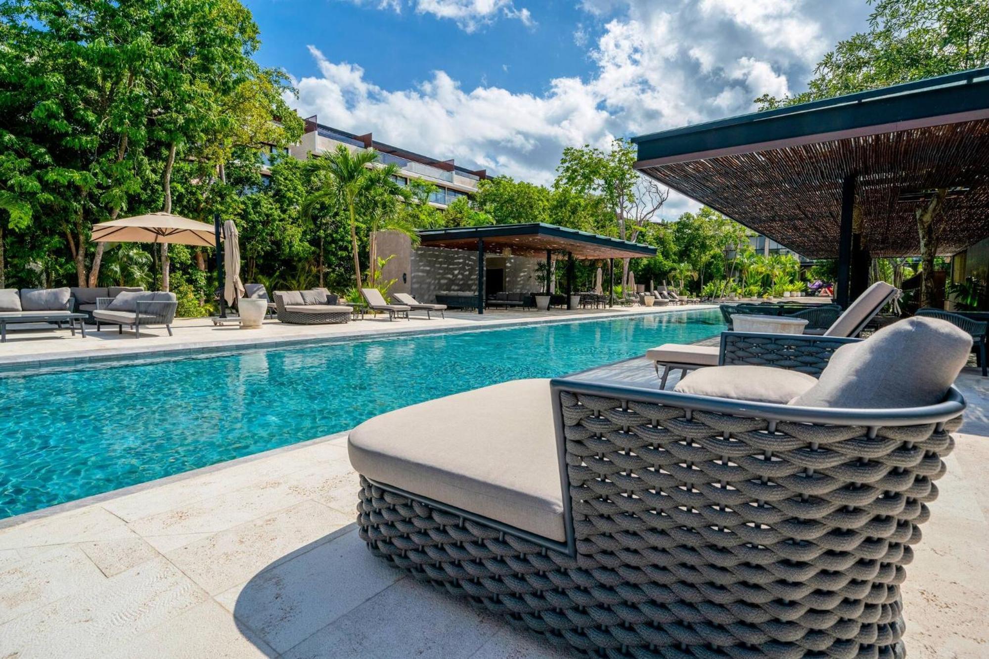 Luxury 2 Bedroom - Infinity Pool At Awa Residences In Playacar, Awa 107 *