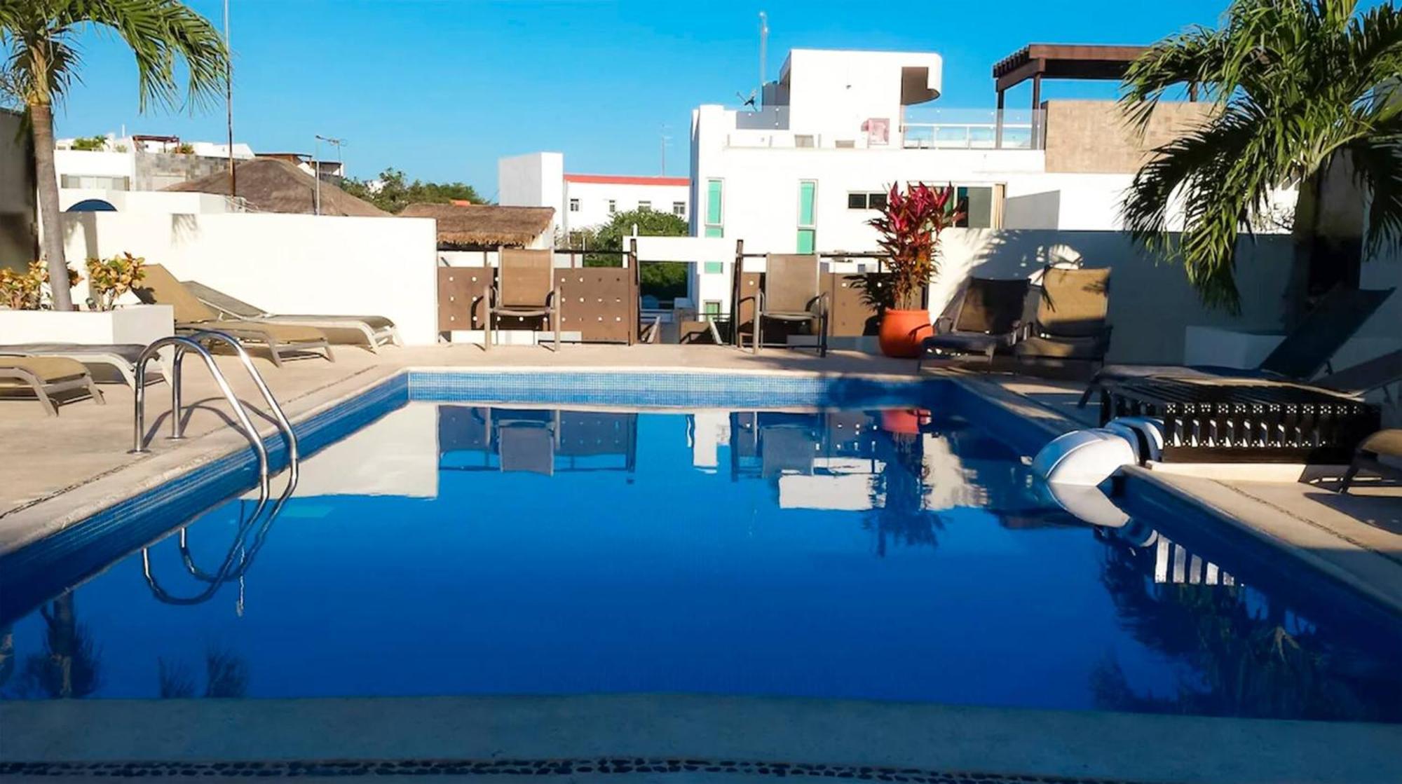 Vakantiehuis Luxury 2 Level Penthouse With 2 Bedroom - Only 3 Blocks From The - Meridian 310 Playa del Carmen