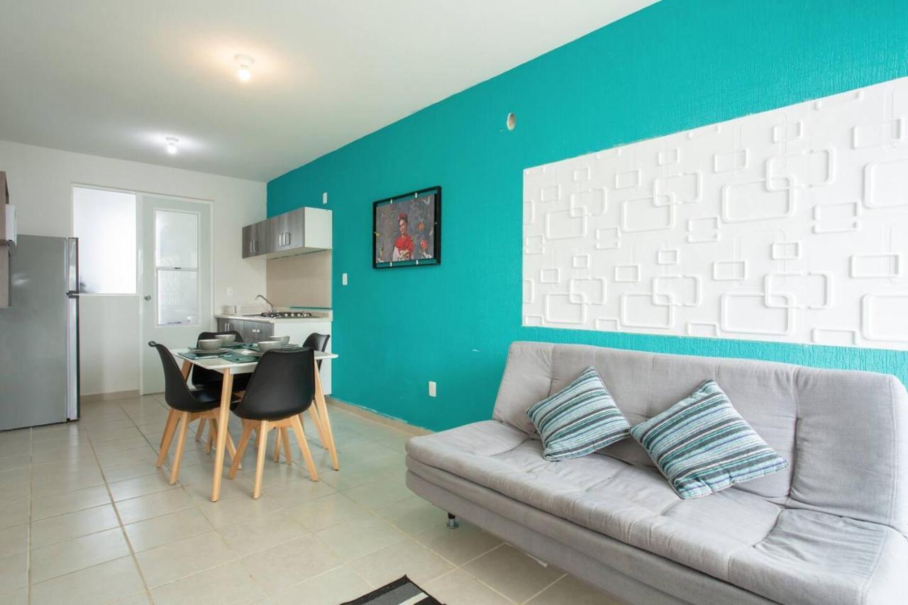 Apartamento Gema Turquesa En Privada Con Seguridad Y Familiar