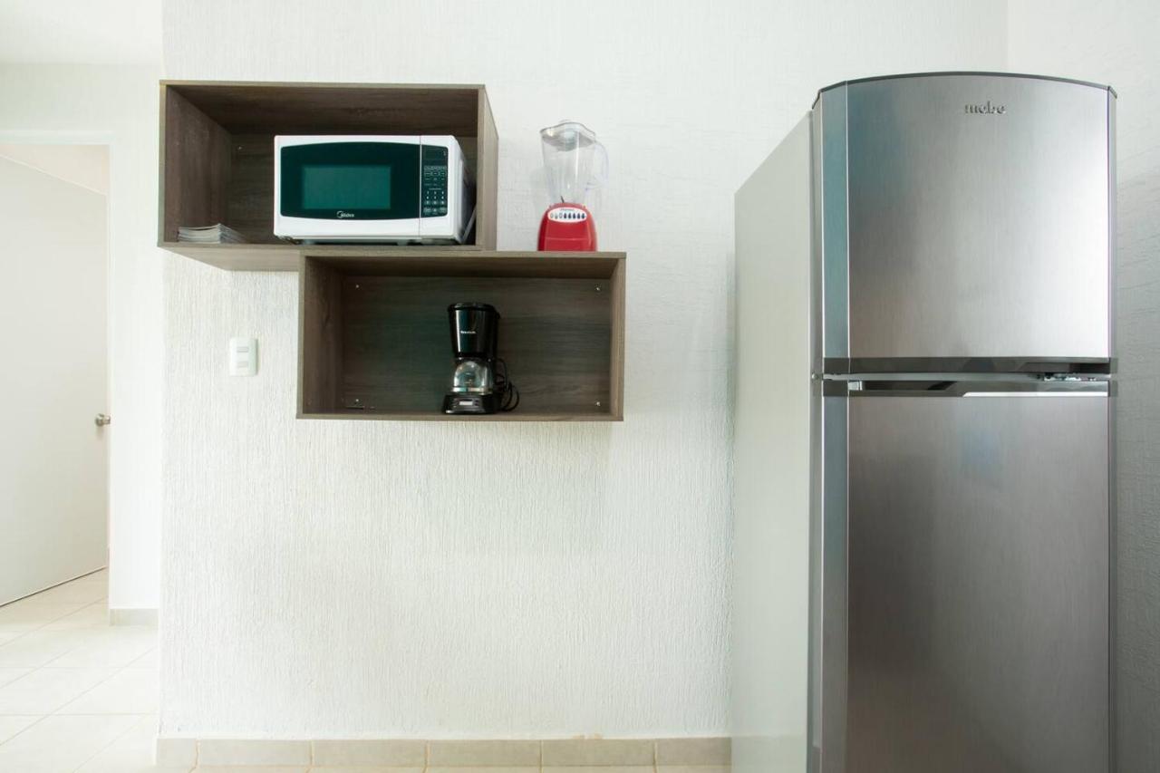 Apartamento Gema Turquesa En Privada Con Seguridad Y Familiar