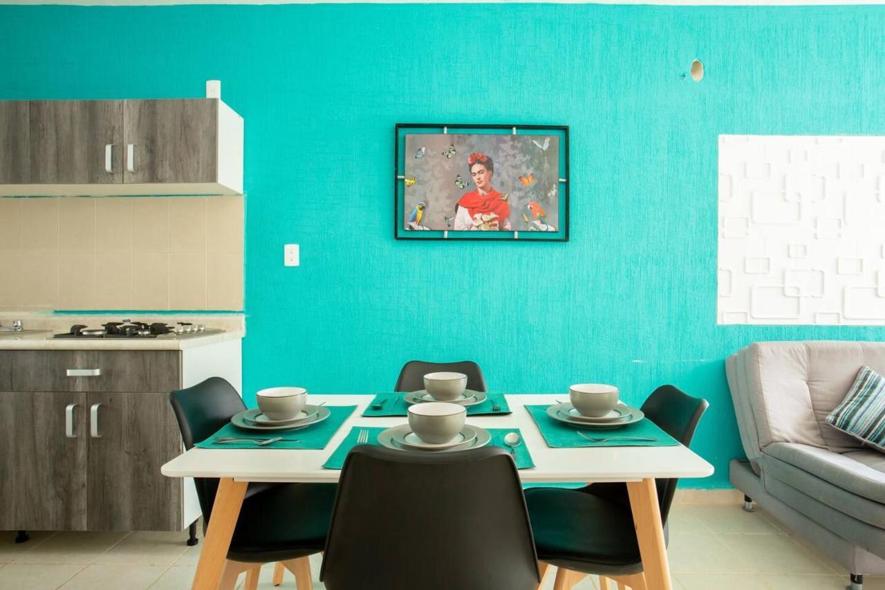 Apartamento Gema Turquesa En Privada Con Seguridad Y Familiar Apartment *