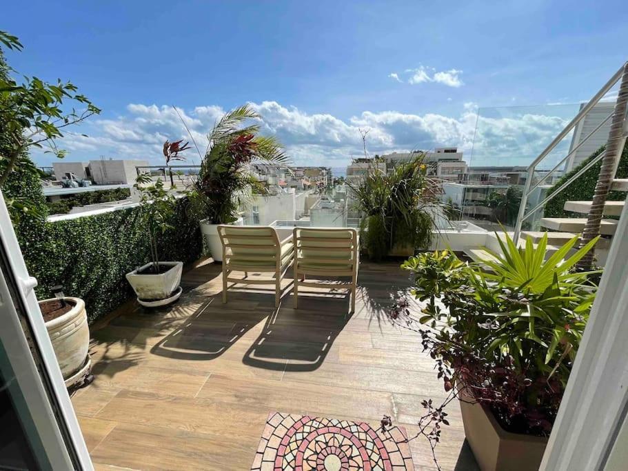Penthouse On 5av! Private Pool! Rooftop With Ocean View Apartment