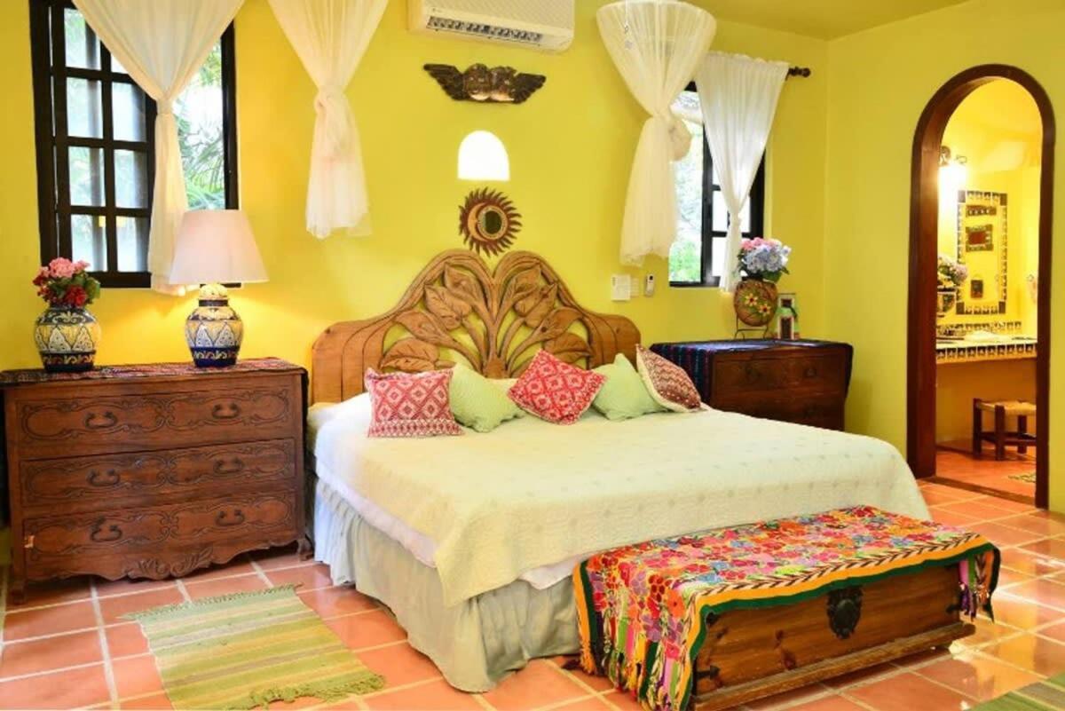 Vakantiehuis Unique Mexican Villa! Plunge Pool, Ocean Views Playa del Carmen