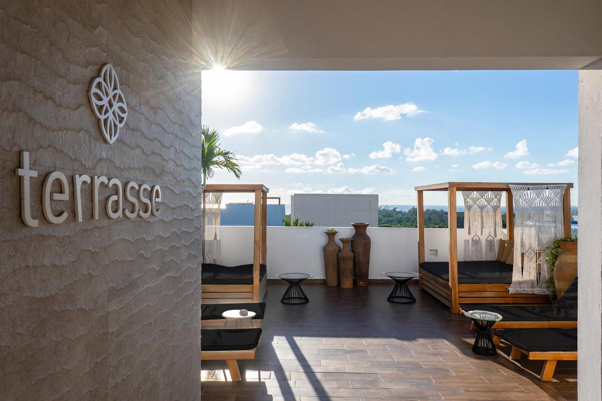Terrasse Playa del Carmen