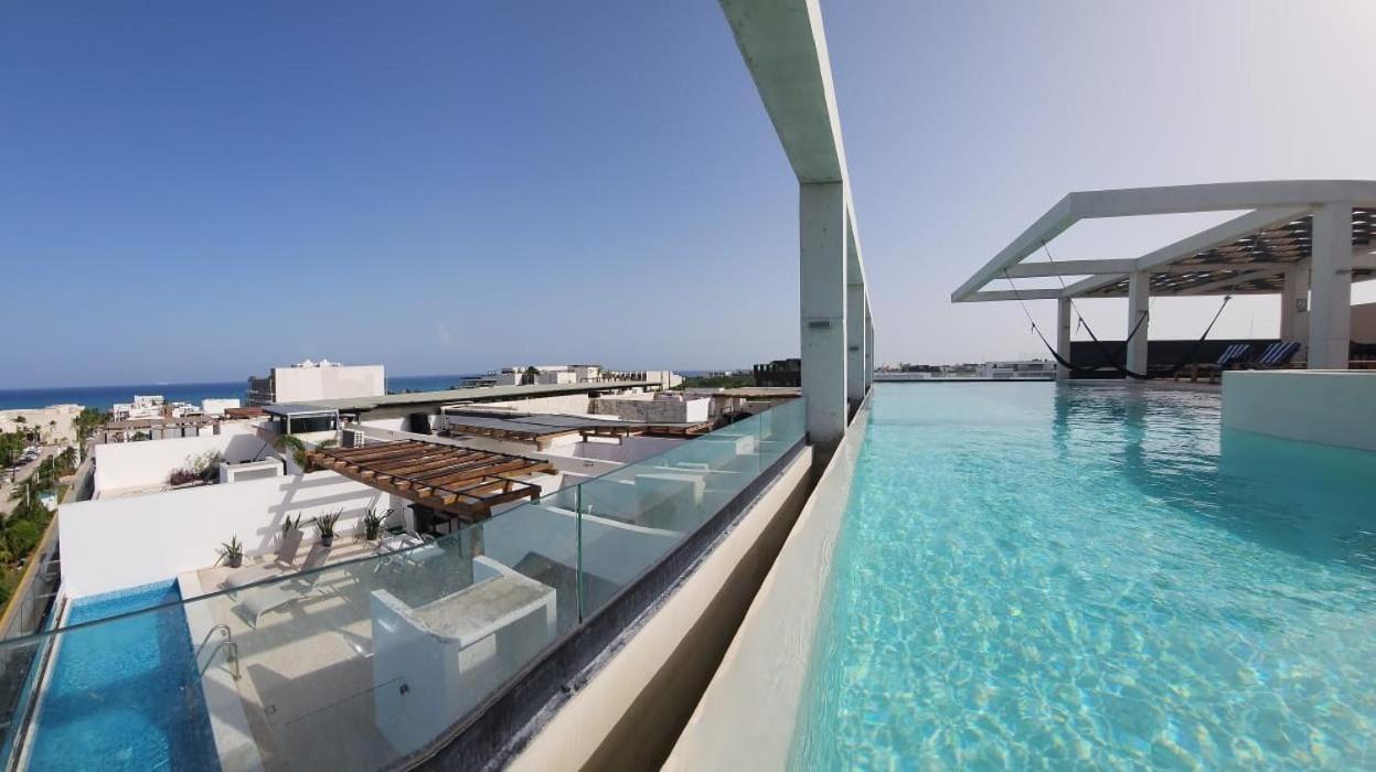 Lujoso Loft Nuevo Con Vista Al Mar Y Rooftop Pool Apartment