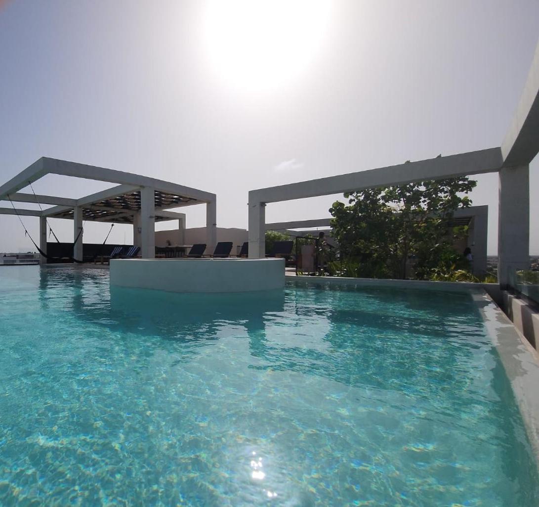 Lujoso Loft Nuevo Con Vista Al Mar Y Rooftop Pool Apartment