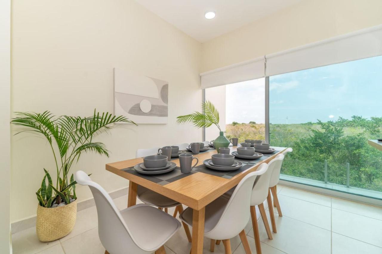 Ferienhaus Penthouse With Jungle View Terrace Gym Pool Hottub Playa del Carmen
