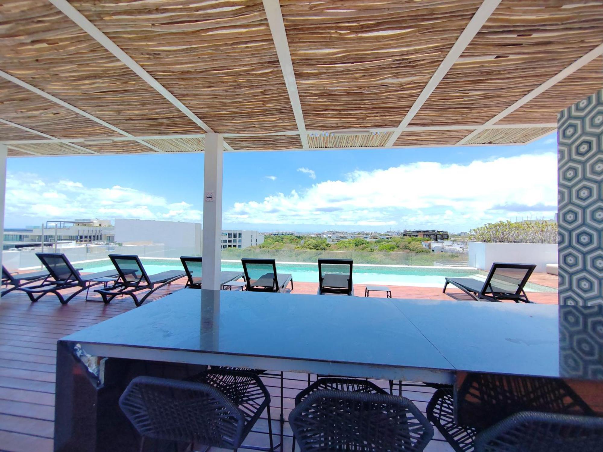 Apartamento Precioso Estudio En Excelente Zona De Playa Del Carmen-pool-gym By Yeah