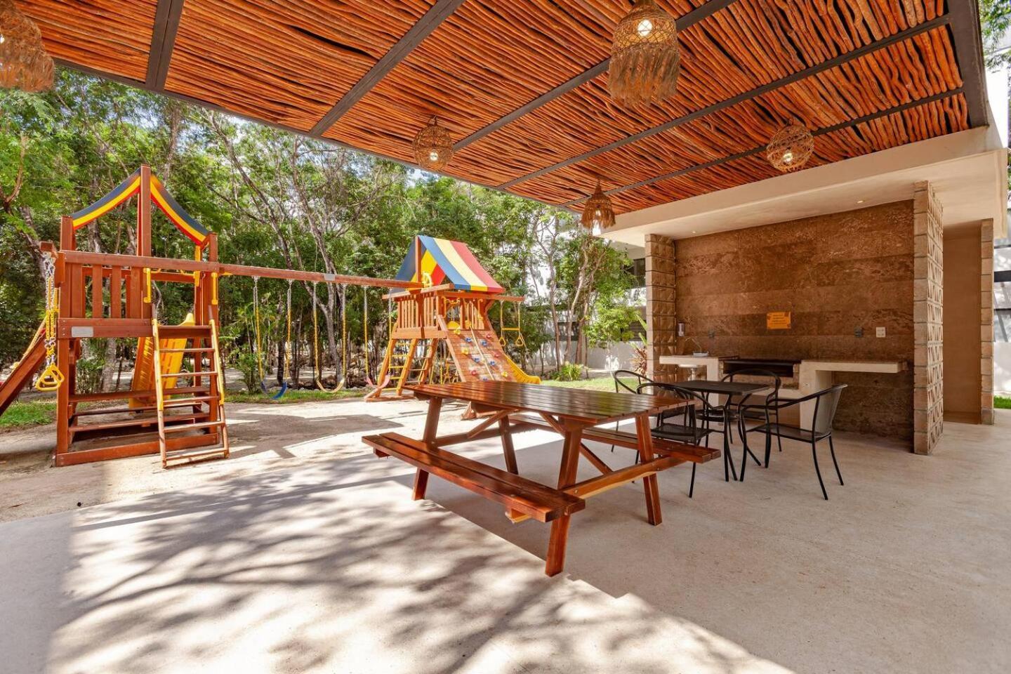Сasa de vacaciones New Coto11gated,gym,pools,playground,12min Playa del Carmen
