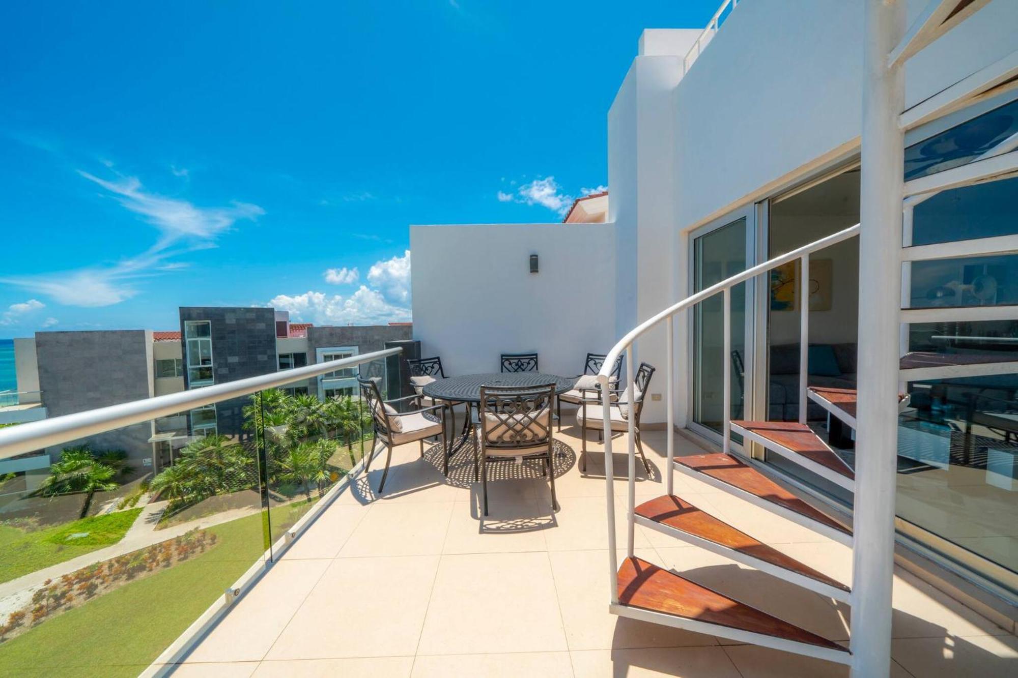 Ferienhaus Luxury Ph With 2 Bedroom Private At Mareazul - Vista Playa Playa del Carmen