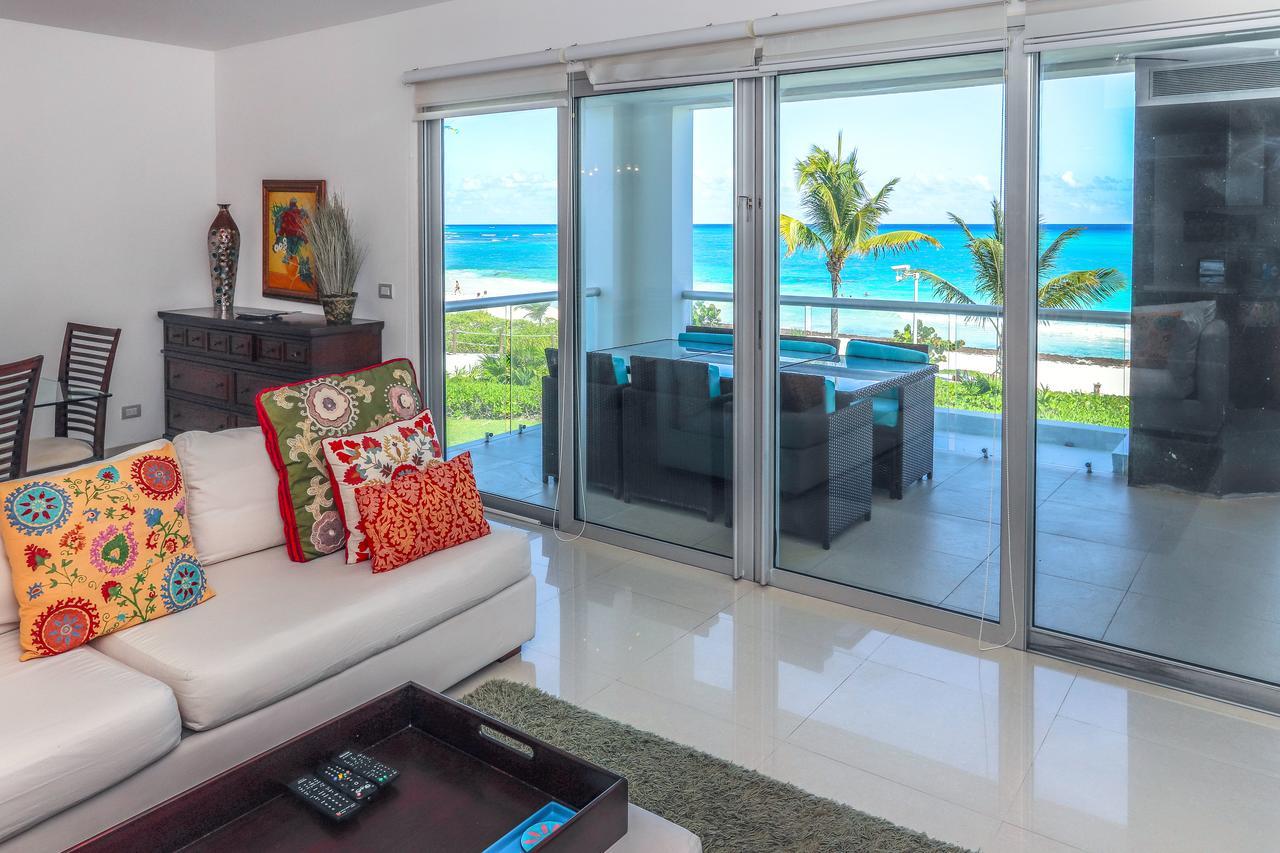 Beachfront With Jacuzzi, 3 Bedroom & Pool - At Mareazul Corazon * Playa del Carmen